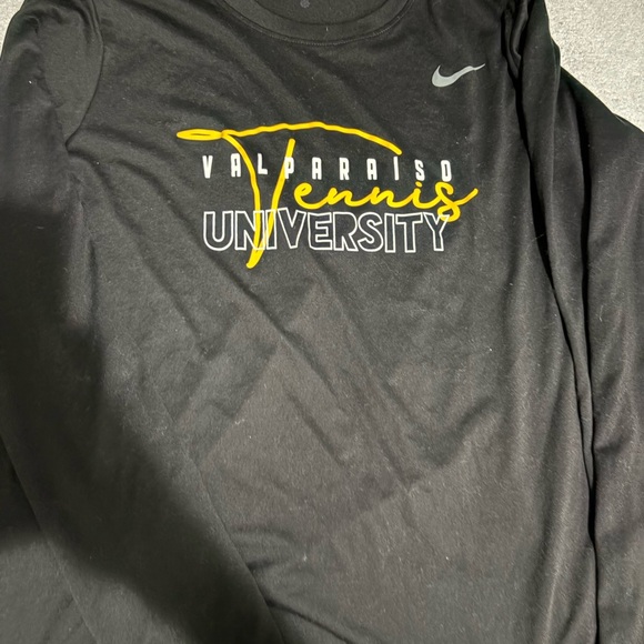 Nike Black and Yellow Valparaiso Tennis Tee - Picture 2 of 2